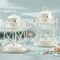 Kate Aspen Tea Light Holder - 8PCS - By The Sea Lighthouse Votive Candle Holder, Centerpiece for Wedding Table, Accent Piece, Birthday Party Decor, Bridal Shower & Wedding Favors